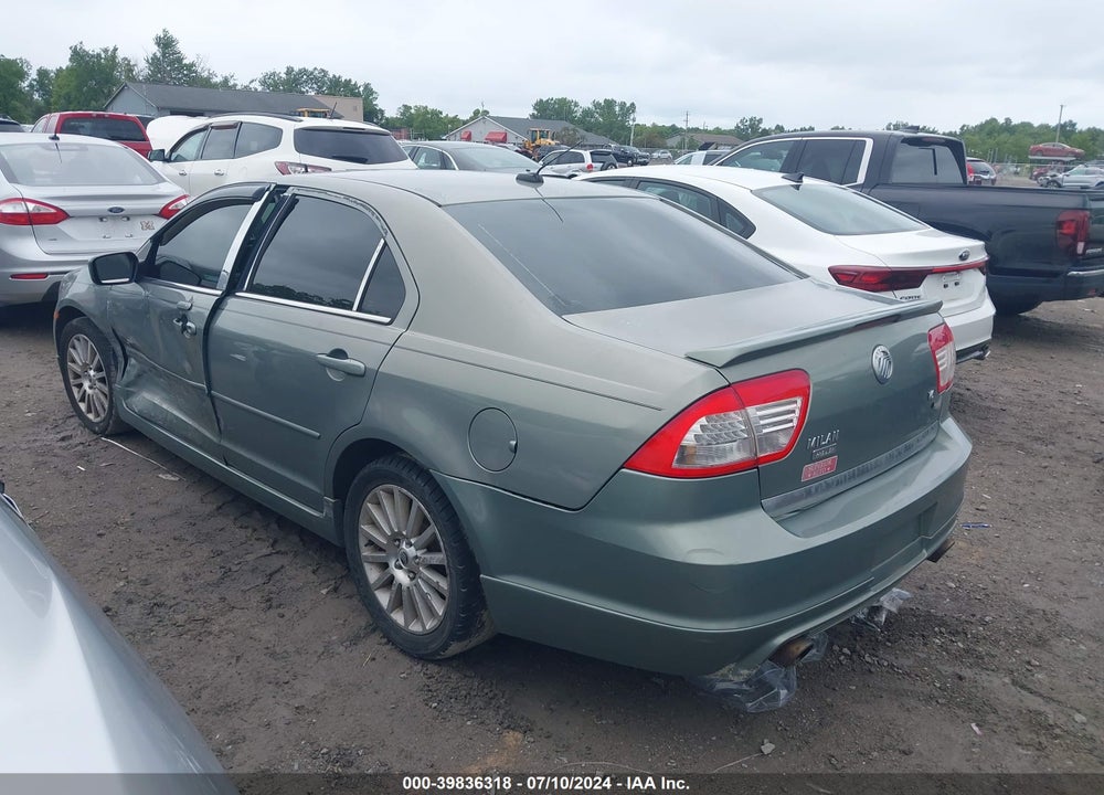 2008 MERCURY MILAN V6 PREMIER VIN: 3MEHM08118R619091