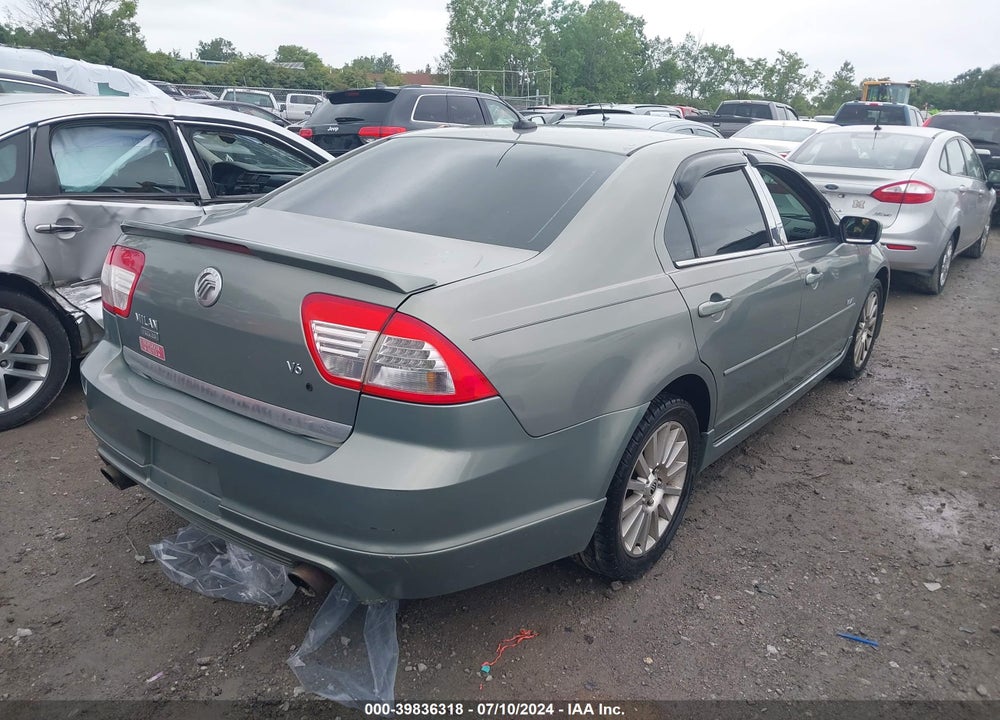 2008 MERCURY MILAN V6 PREMIER VIN: 3MEHM08118R619091