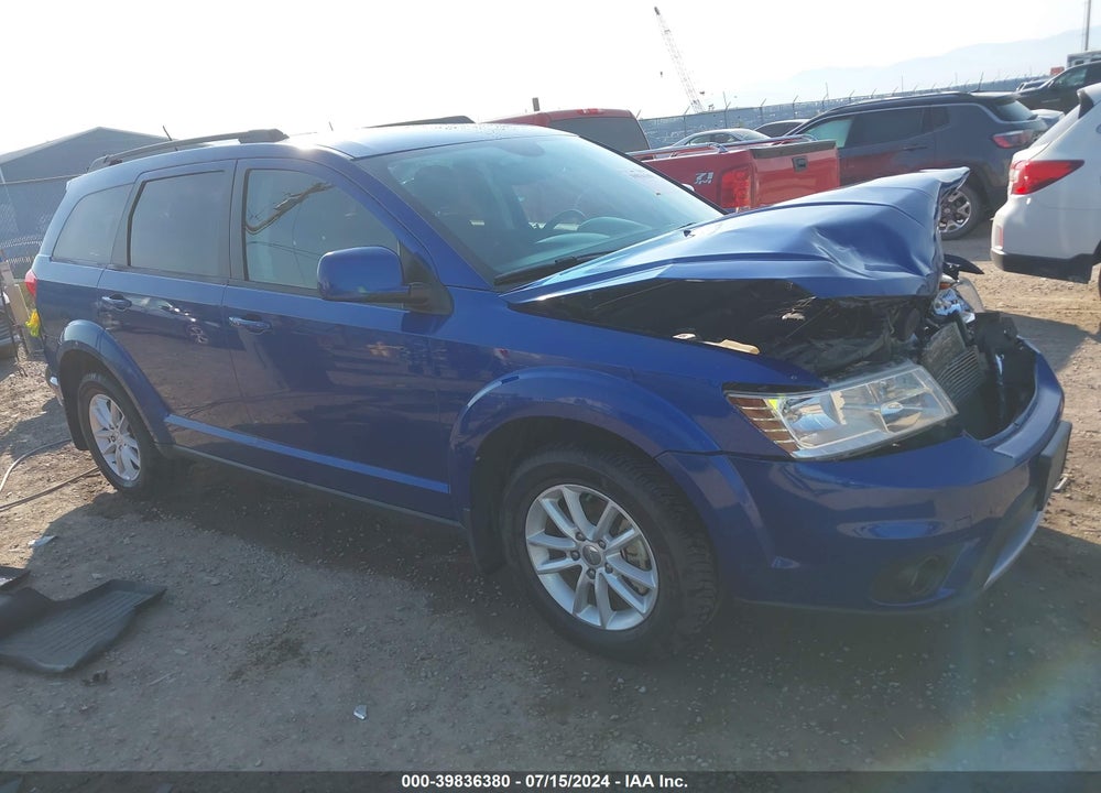 2015 DODGE JOURNEY SXT VIN: 3C4PDDBG7FT684920