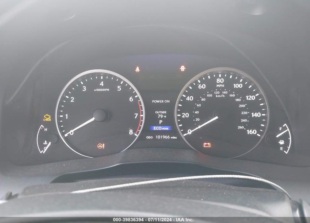 2015 LEXUS ES 350 VIN: JTHBK1GG7F2202907