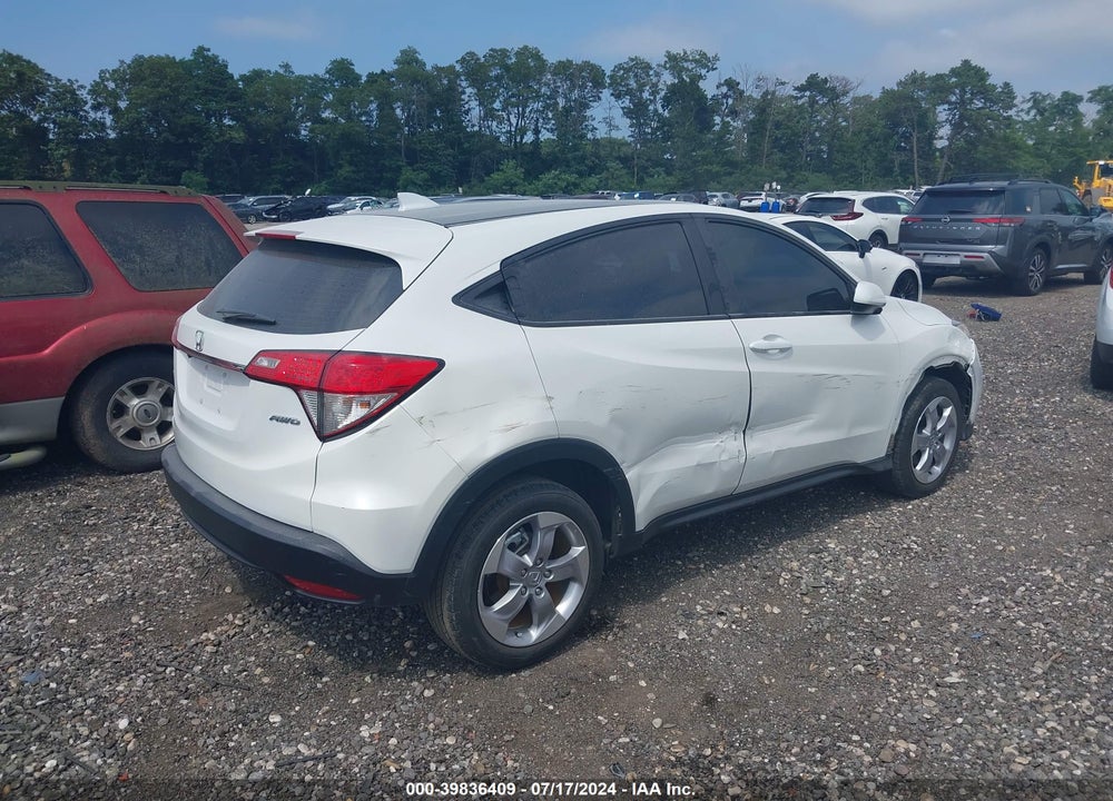 2021 HONDA HR-V AWD LX VIN: 3CZRU6H33MM717499