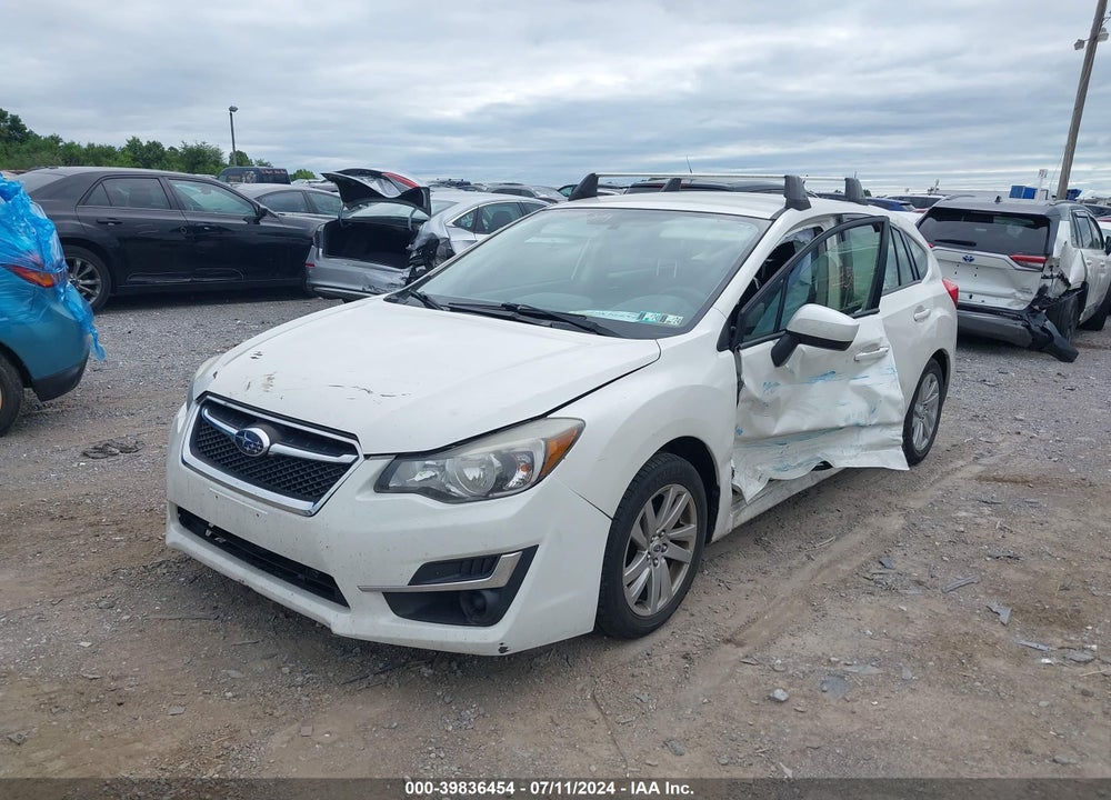 2016 SUBARU IMPREZA 2.0I PREMIUM VIN: JF1GPAB63G8218906