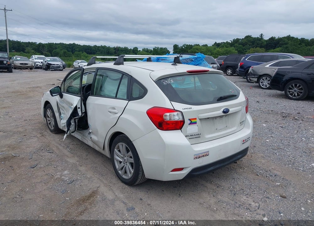 2016 SUBARU IMPREZA 2.0I PREMIUM VIN: JF1GPAB63G8218906