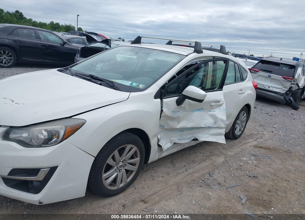 2016 SUBARU IMPREZA 2.0I PREMIUM VIN: JF1GPAB63G8218906