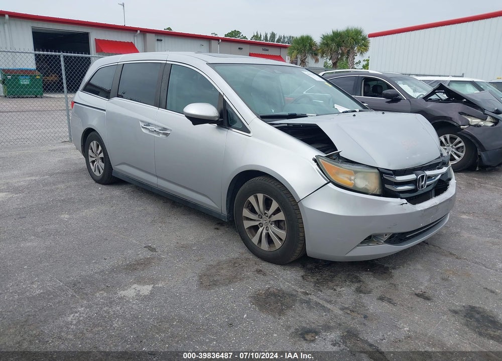 2014 HONDA ODYSSEY EX-L VIN: 5FNRL5H6XEB077245