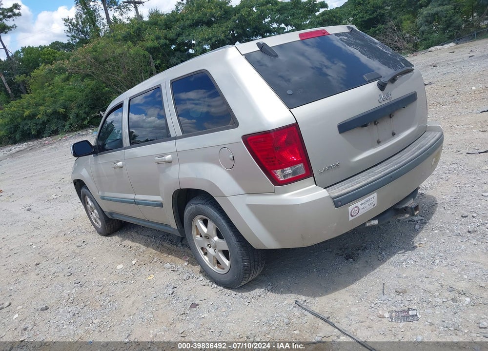 2008 JEEP GRAND CHEROKEE LAREDO VIN: 1J8GS48K18C126070