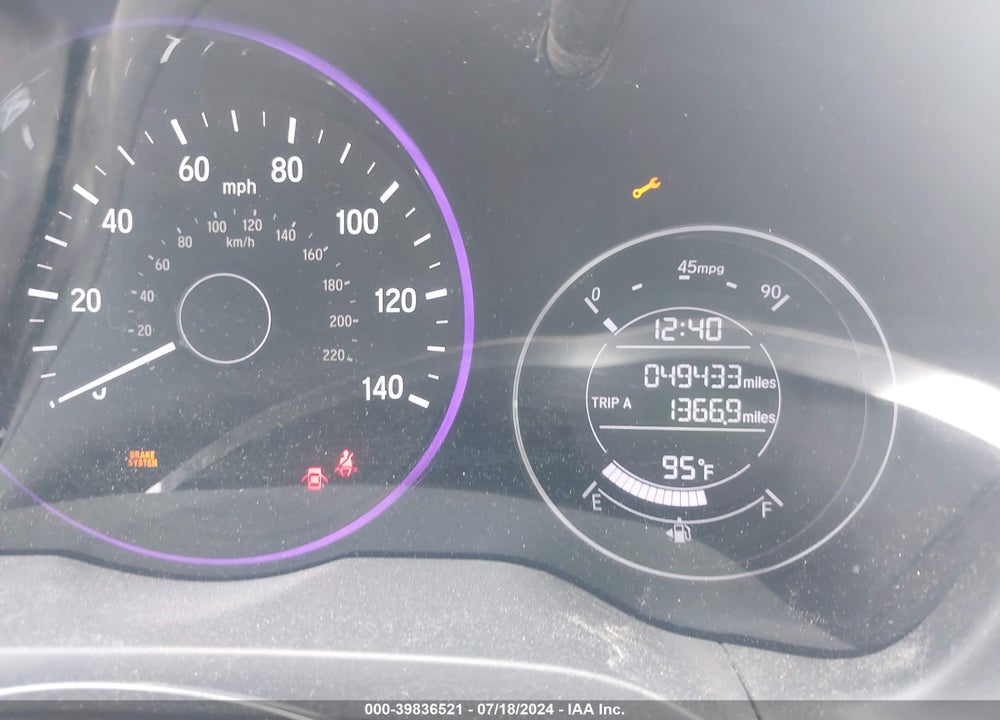 2020 HONDA HR-V 2WD SPORT VIN: 3CZRU5H14LM707863