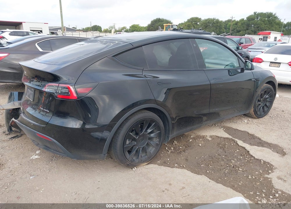 2021 TESLA MODEL Y LONG RANGE DUAL MOTOR ALL-WHEEL DRIVE VIN: 5YJYGDEE1MF084282