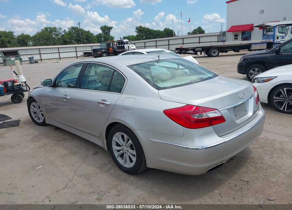 2012 HYUNDAI GENESIS 3.8 VIN: KMHGC4DD6CU176957