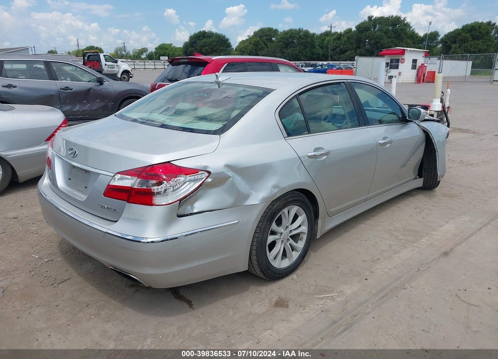 2012 HYUNDAI GENESIS 3.8 VIN: KMHGC4DD6CU176957