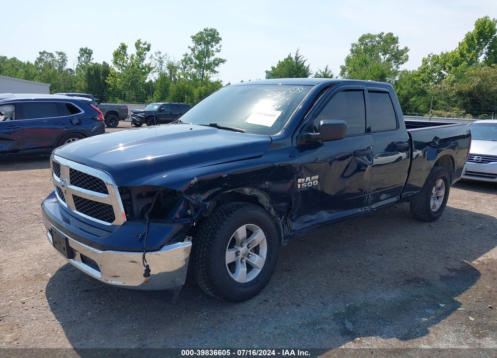 2022 RAM 1500 CLASSIC TRADESMAN QUAD CAB 4X2 6'4 BOX VIN: 1C6RR6FG8NS154530
