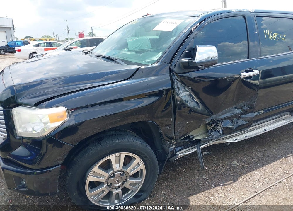 2016 TOYOTA TUNDRA PLATINUM 5.7L V8 VIN: 5TFAW5F17GX511108