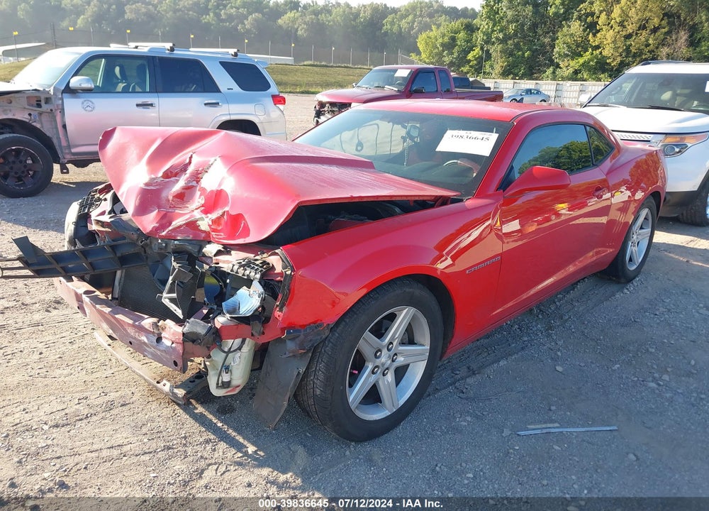 2012 CHEVROLET CAMARO 1LT VIN: 2G1FB1E34C9197190