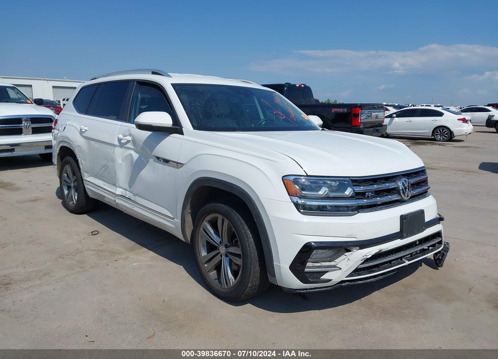 2019 VOLKSWAGEN ATLAS 3.6L V6 SE W/TECHNOLOGY R-LINE VIN: 1V2YR2CA2KC613598