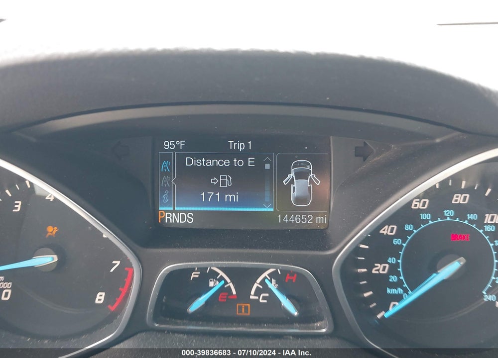 2014 FORD ESCAPE SE VIN: 1FMCU9G90EUE33128
