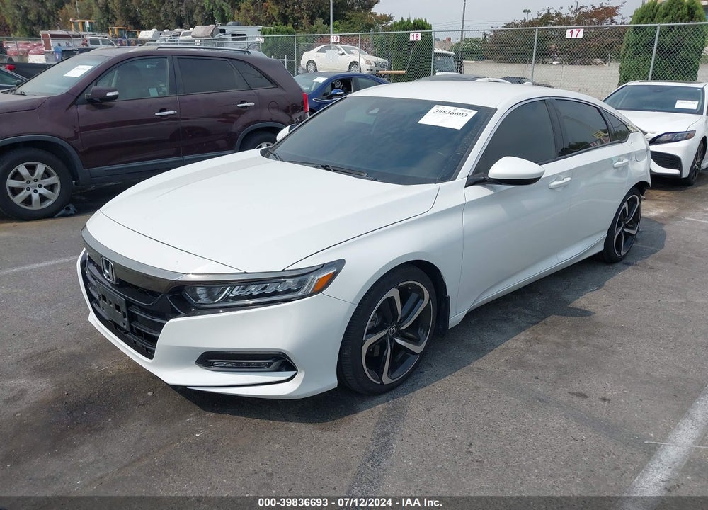 2019 HONDA ACCORD SPORT VIN: 1HGCV1F30KA015280