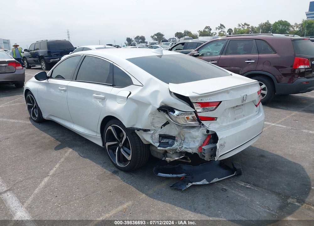 2019 HONDA ACCORD SPORT VIN: 1HGCV1F30KA015280