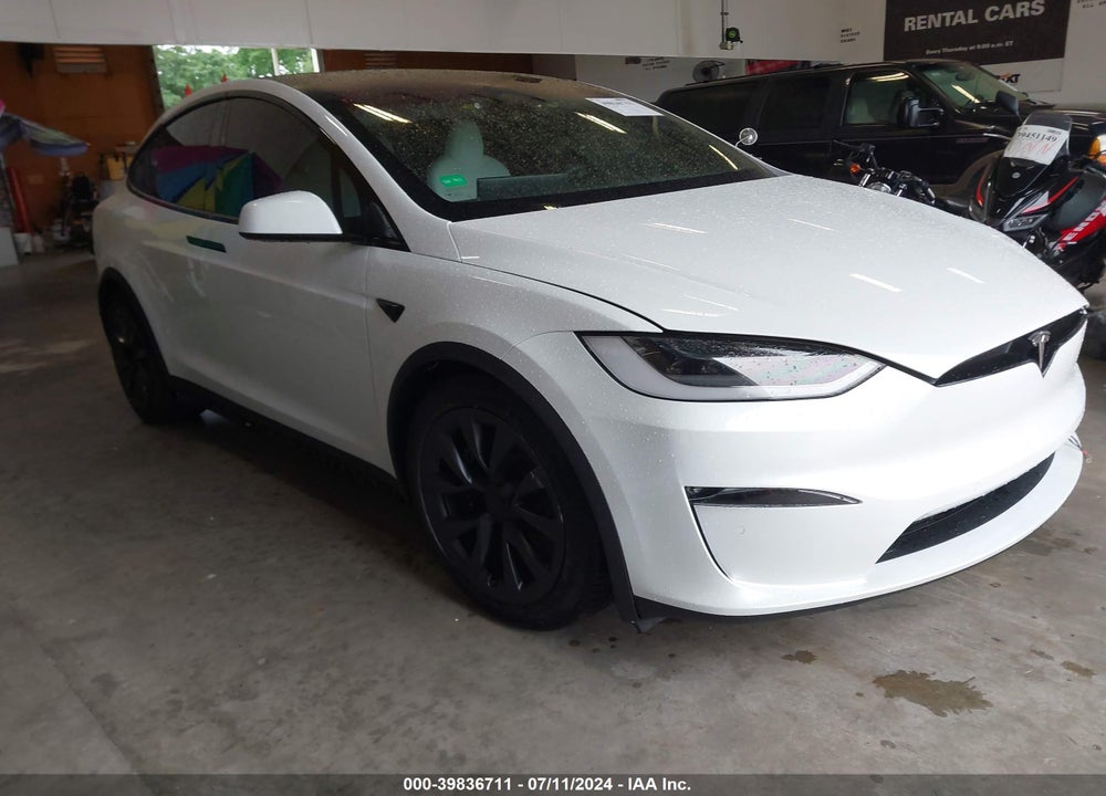 2022 TESLA MODEL X PLAID TRI MOTOR ALL-WHEEL DRIVE VIN: 7SAXCBE69NF354450