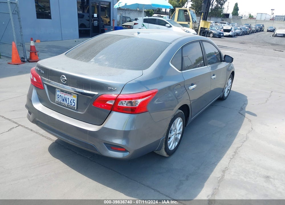 2018 NISSAN SENTRA SV VIN: 3N1AB7AP7JY258805
