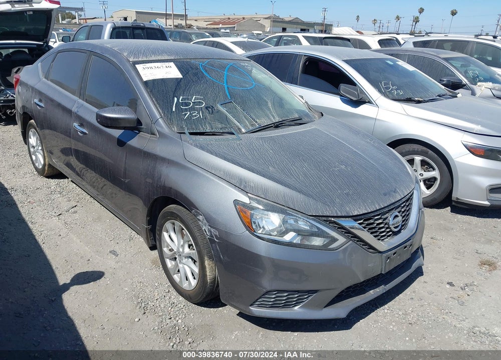 2018 NISSAN SENTRA SV VIN: 3N1AB7AP7JY258805