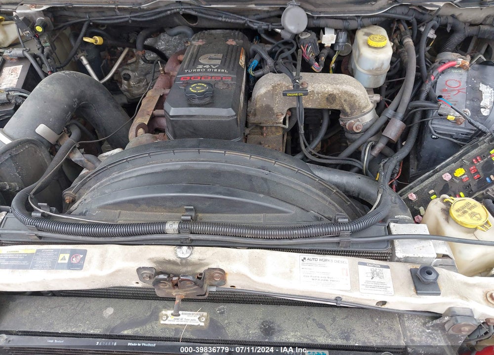 2006 DODGE RAM 2500 ST VIN: 1D7KS28C76J135840