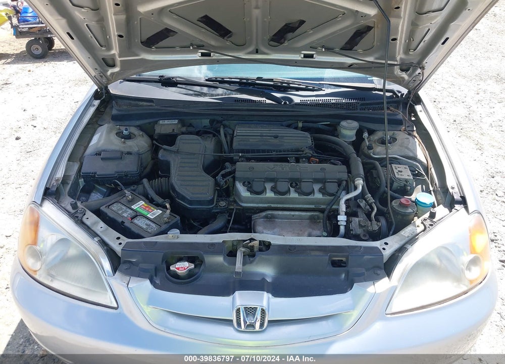 2001 HONDA CIVIC EX VIN: 1HGEM22951L106575