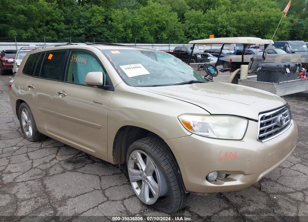2008 TOYOTA HIGHLANDER LIMITED VIN: JTEES42A982096199
