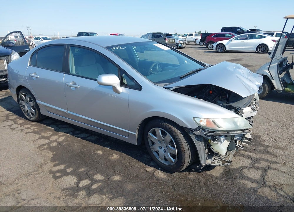 2010 HONDA CIVIC LX VIN: 19XFA1F57AE078381