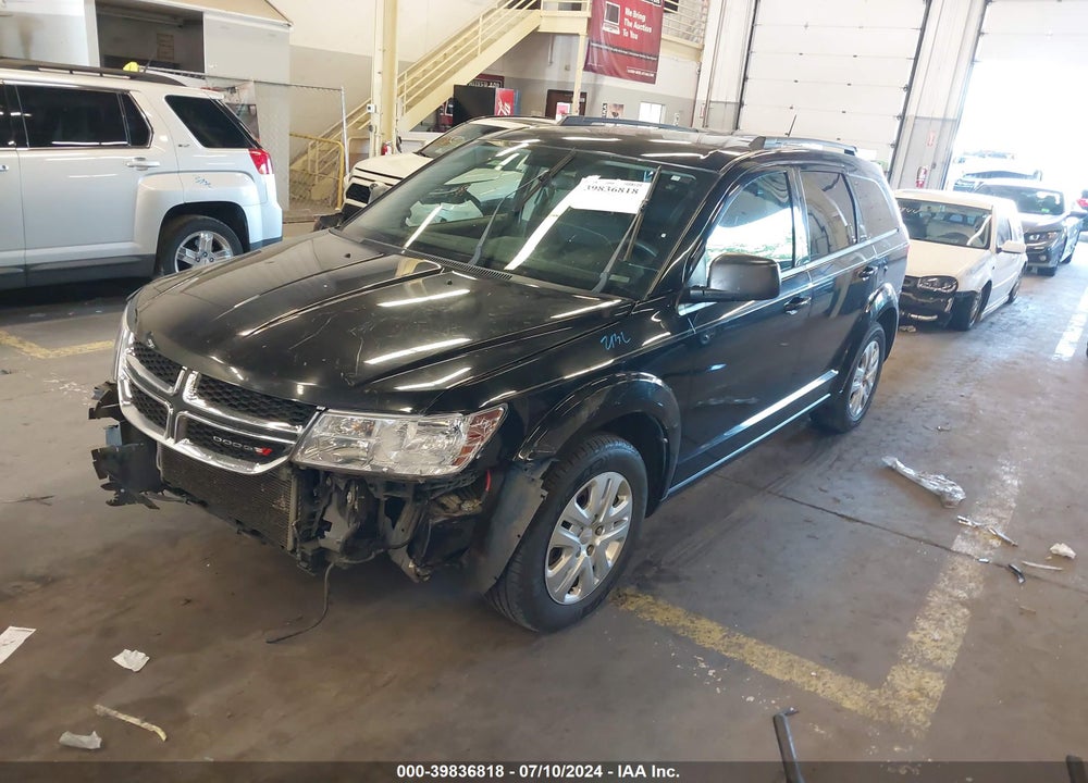2016 DODGE JOURNEY SE VIN: 3C4PDCAB2GT239549