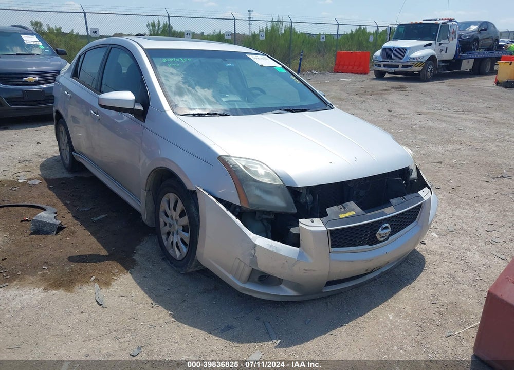 2012 NISSAN SENTRA 2.0 SR VIN: 3N1AB6AP3CL763153