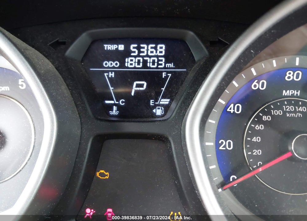 2012 HYUNDAI ELANTRA GLS (ULSAN PLANT) VIN: KMHDH4AE7CU374691