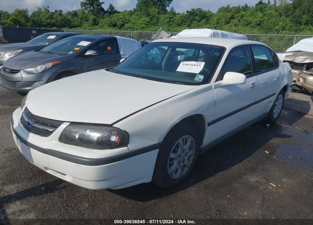2002 CHEVROLET IMPALA VIN: 2G1WF55E229365260