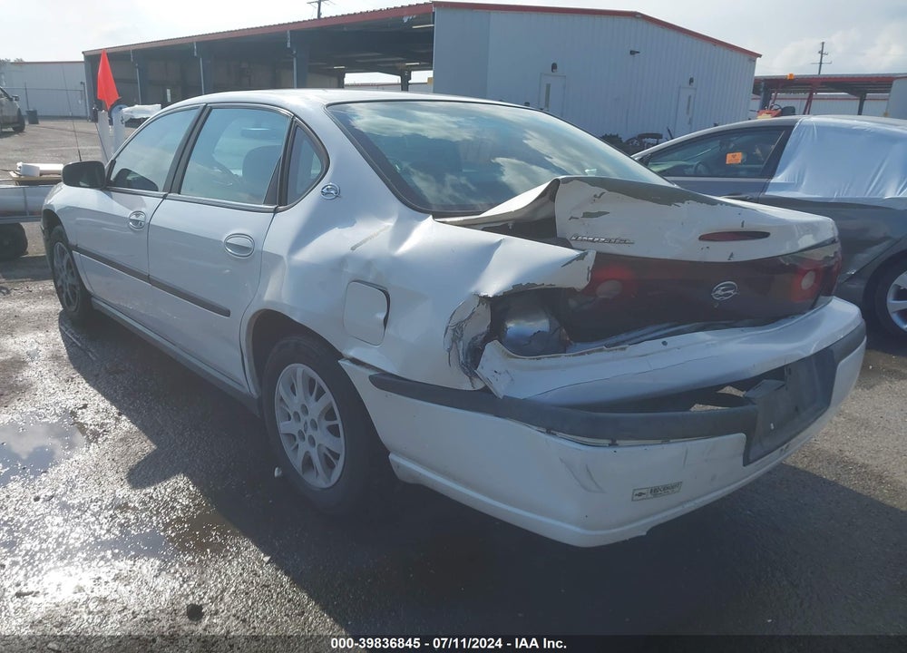 2002 CHEVROLET IMPALA VIN: 2G1WF55E229365260