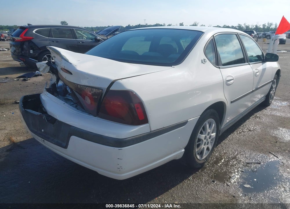 2002 CHEVROLET IMPALA VIN: 2G1WF55E229365260
