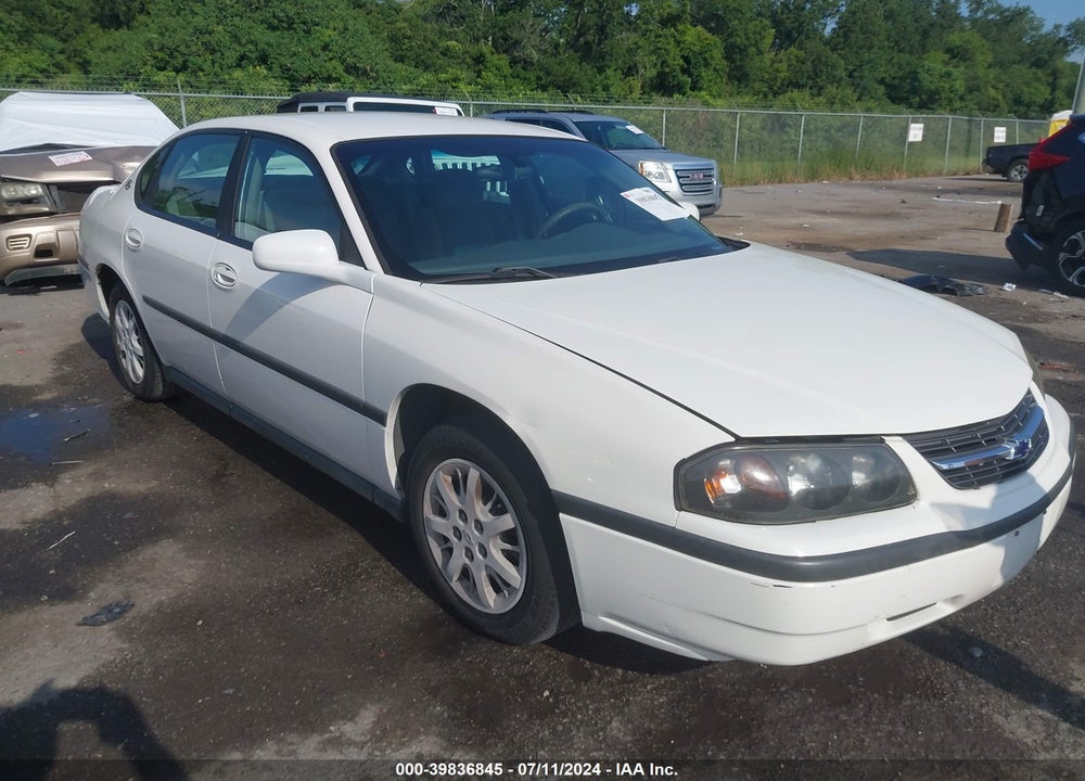 2002 CHEVROLET IMPALA VIN: 2G1WF55E229365260