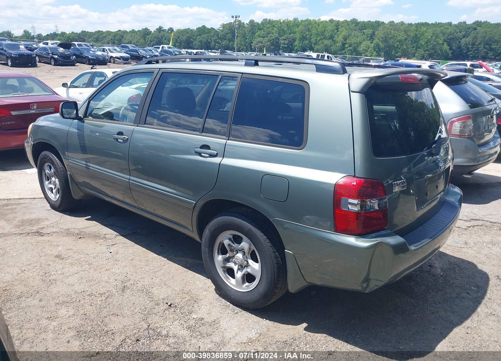 2007 TOYOTA HIGHLANDER VIN: JTEGD21A070161816
