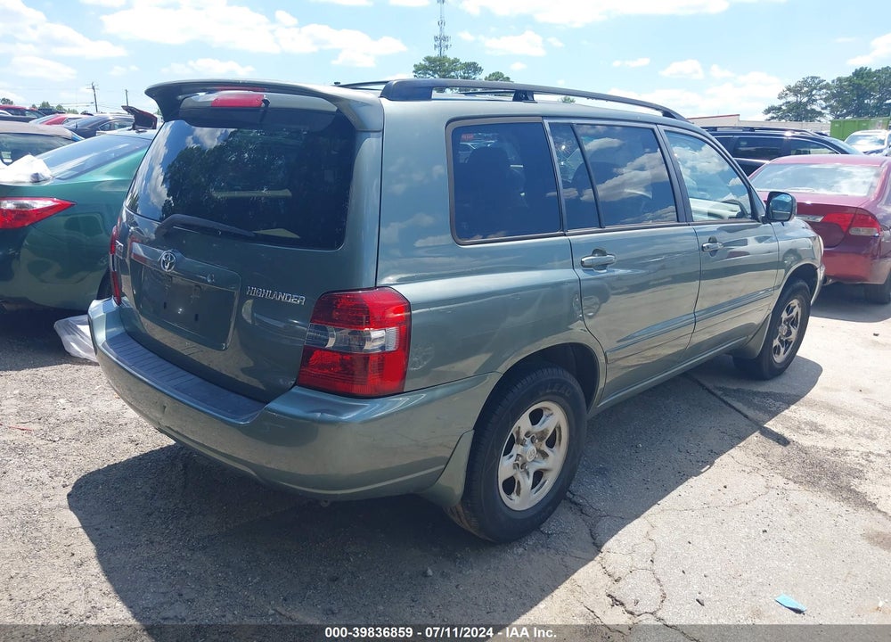 2007 TOYOTA HIGHLANDER VIN: JTEGD21A070161816