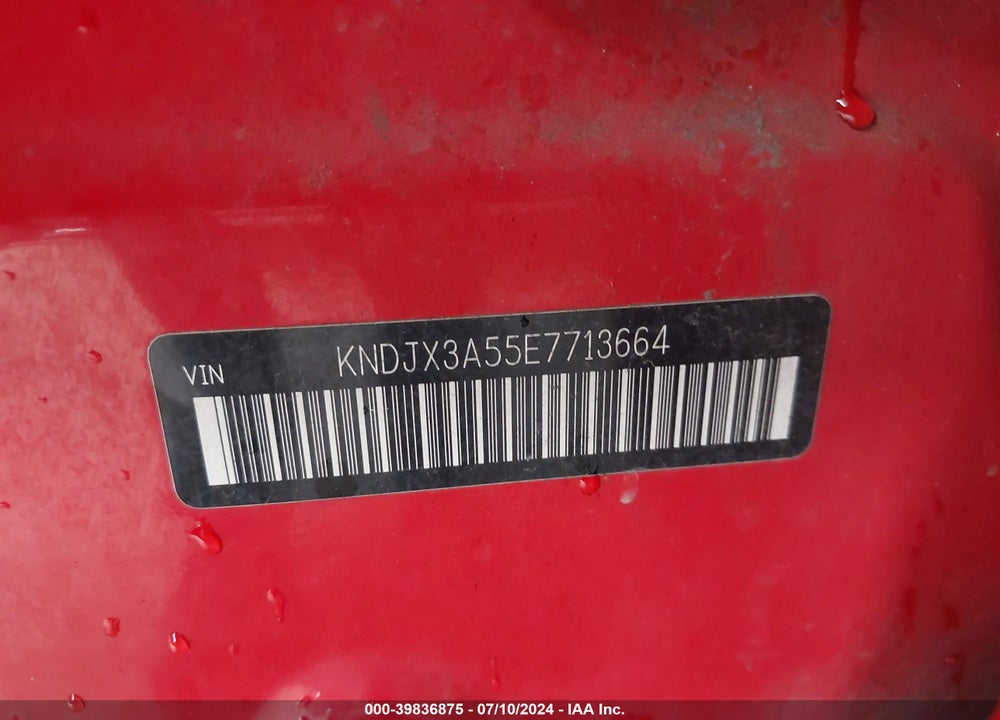 2014 KIA SOUL VIN: KNDJX3A55E7713664