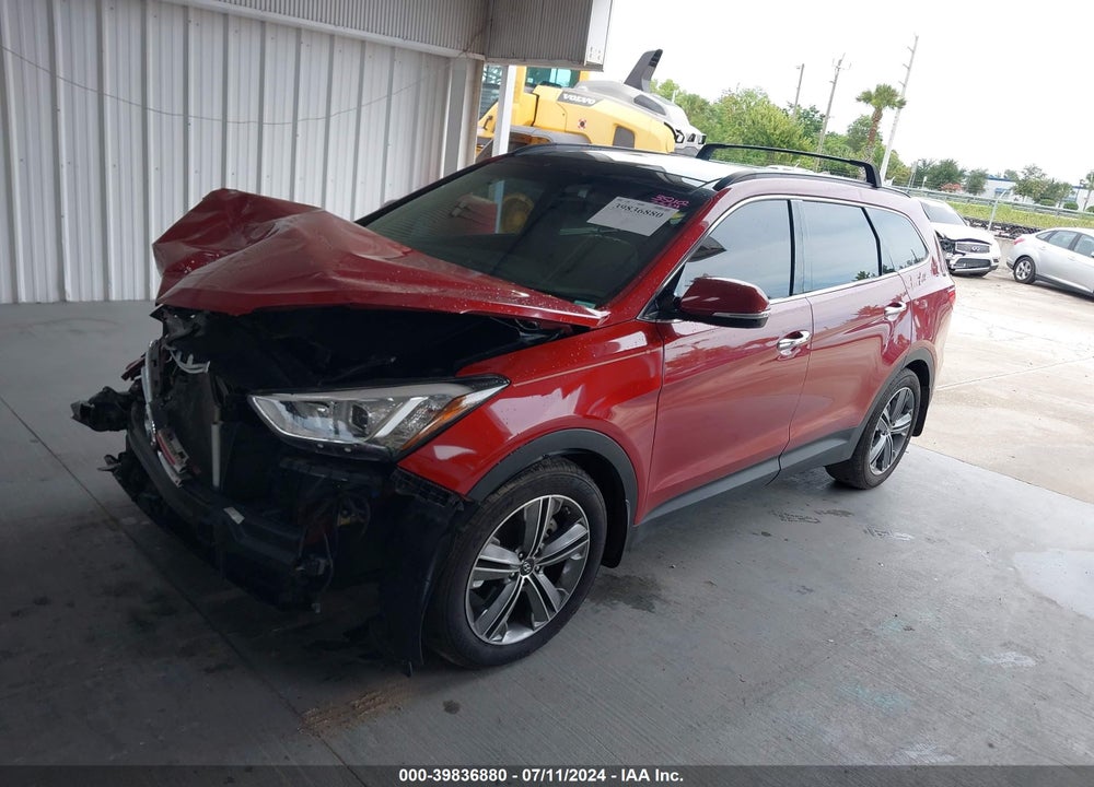 2016 HYUNDAI SANTA FE SE VIN: KM8SRDHF3GU139746