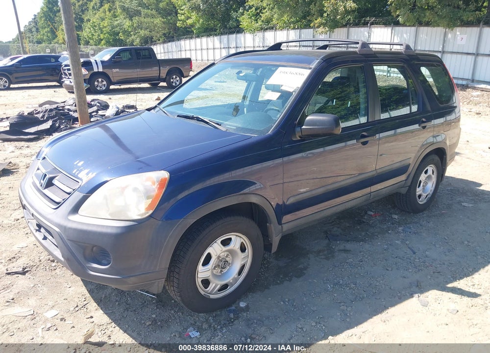 2005 HONDA CR-V LX VIN: SHSRD78595U327048