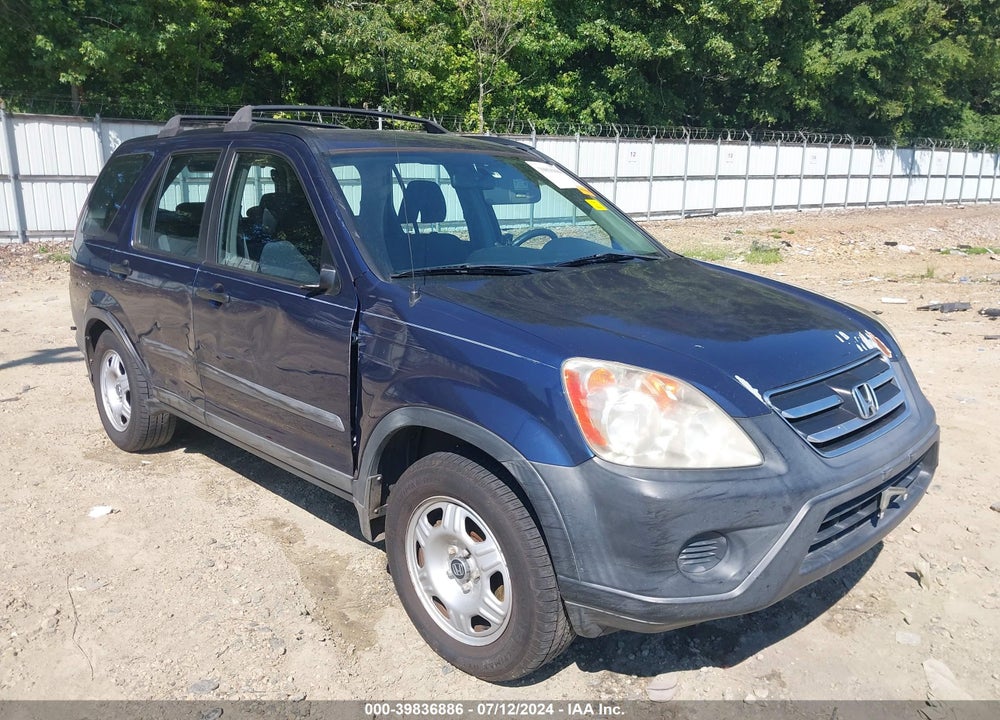2005 HONDA CR-V LX VIN: SHSRD78595U327048