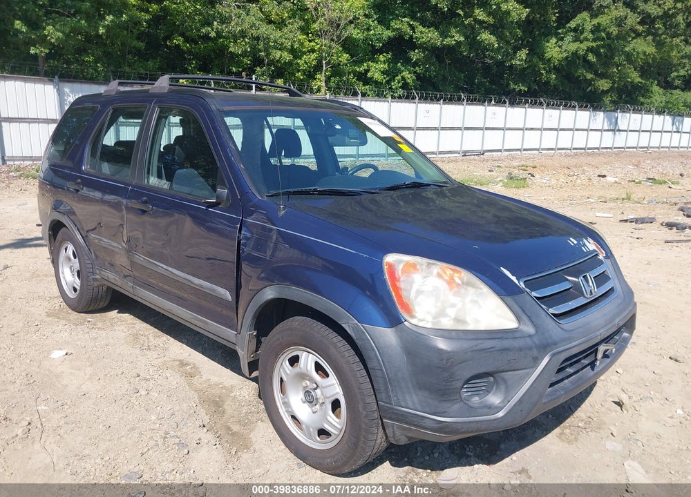 2005 HONDA CR-V LX VIN: SHSRD78595U327048