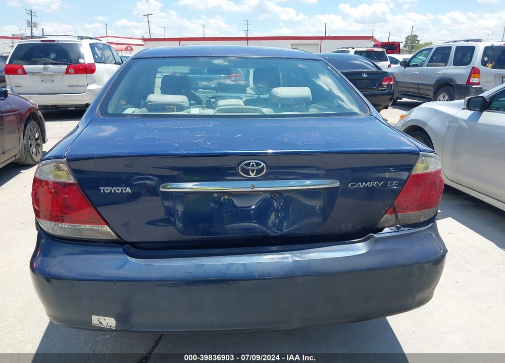 2006 TOYOTA CAMRY LE VIN: 4T1BE32K36U158968