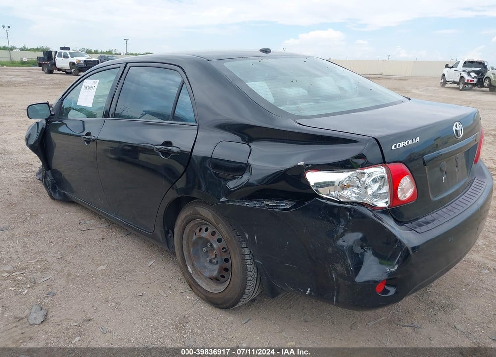 2009 TOYOTA COROLLA LE VIN: JTDBL40E499053330
