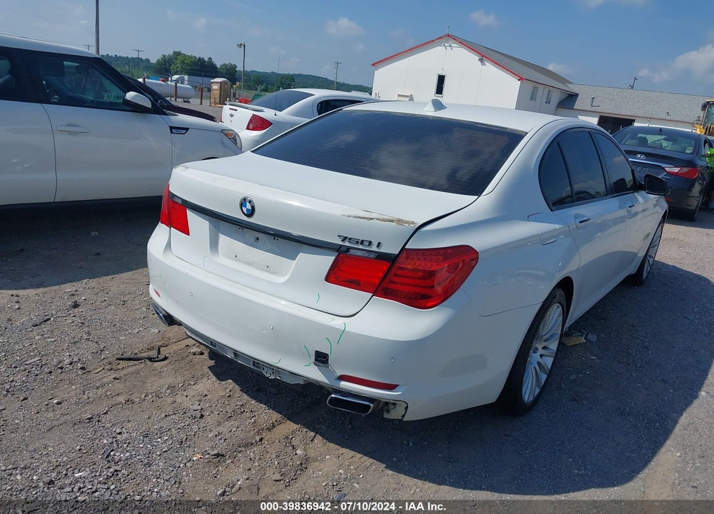 2010 BMW 750I XDRIVE VIN: WBAKC6C53ACL67756