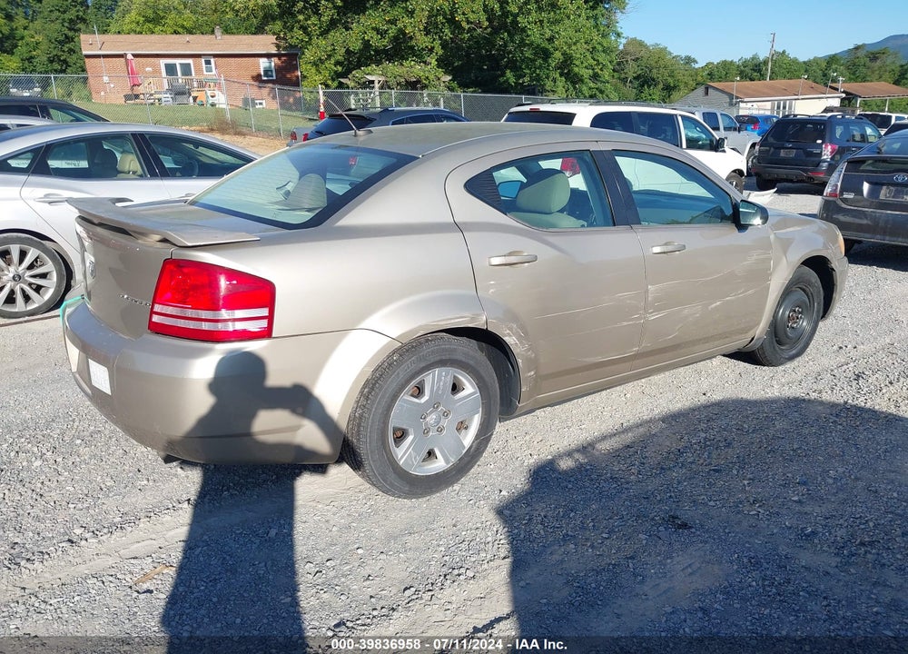 2009 DODGE AVENGER SE/SXT VIN: 1B3LC46B49N510003