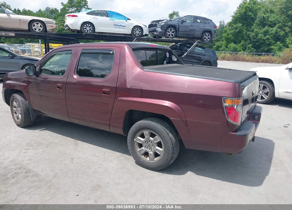2007 HONDA RIDGELINE RTX VIN: 2HJYK16357H541504