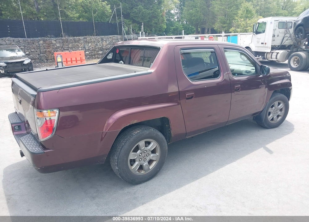 2007 HONDA RIDGELINE RTX VIN: 2HJYK16357H541504