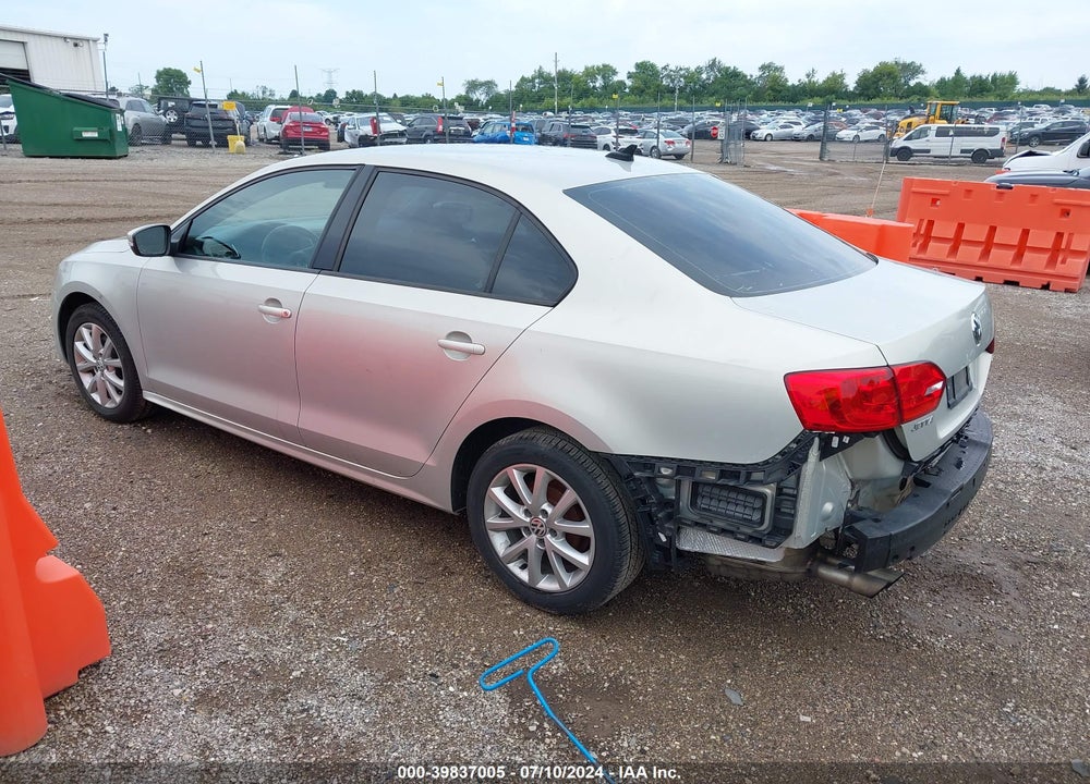2011 VOLKSWAGEN JETTA VIN: 3VWDX7AJ9BM316345