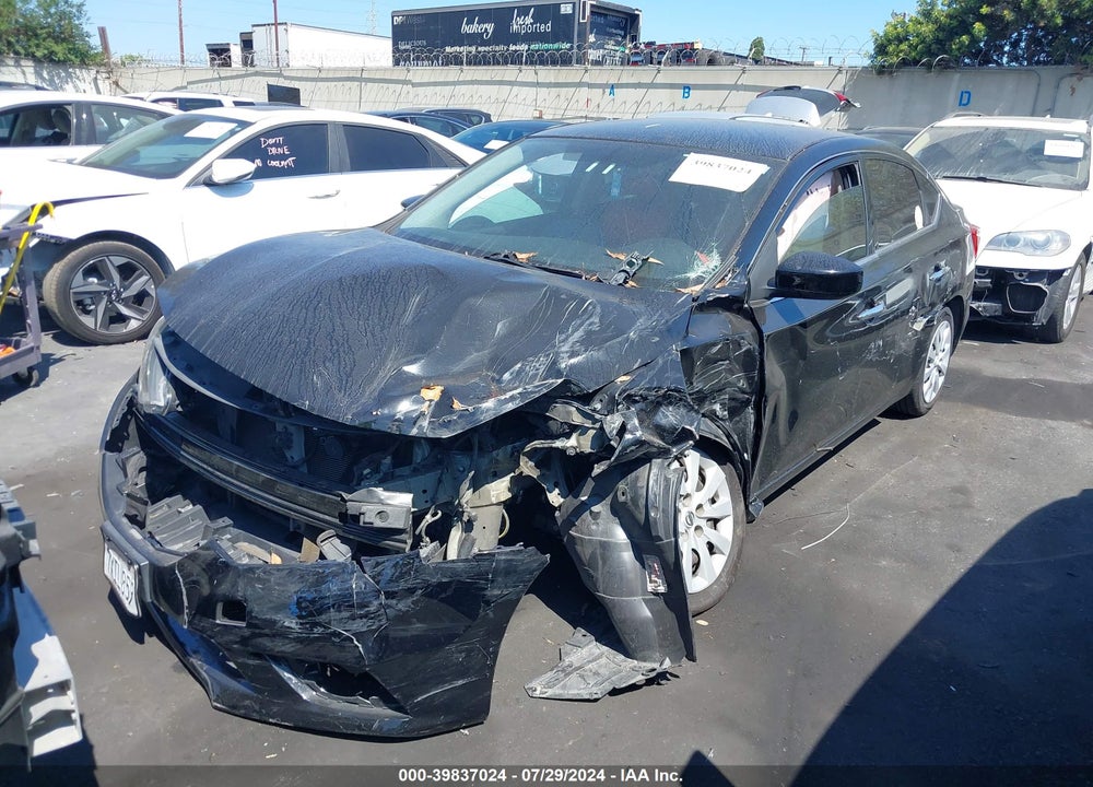 2017 NISSAN SENTRA SV VIN: 3N1AB7AP0HY313850